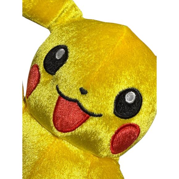 Tomy Pokemon Pikachu 2016 Stuffed Animal Plush 9" Yellow Limited Edition Toy - Picture 4 of 11